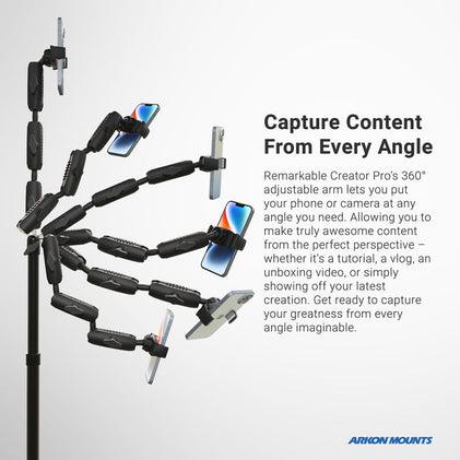 Remarkable Creator™ Pro+Plus with Clamp Mount-Arkon Mounts