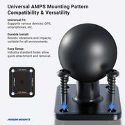 RoadVise® Clamp Mount with Universal Locking Tablet Holder and 3.5” Arm-Arkon Mounts