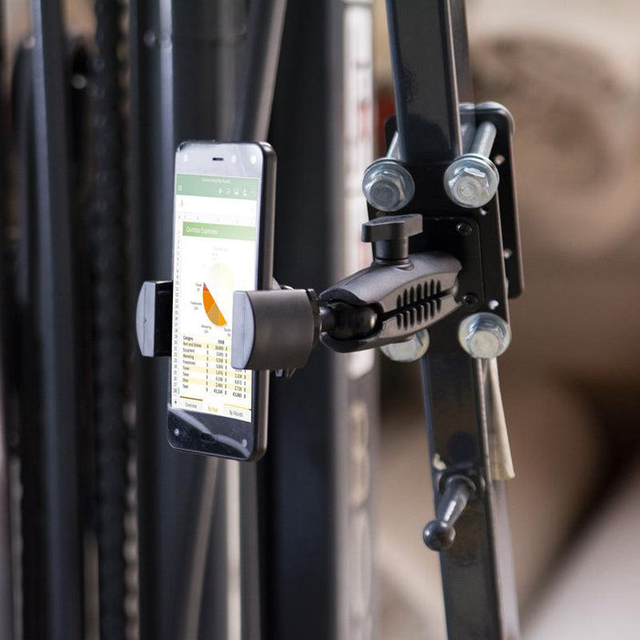 RoadVise® Forklift Front Guard Phone Mount-Arkon Mounts