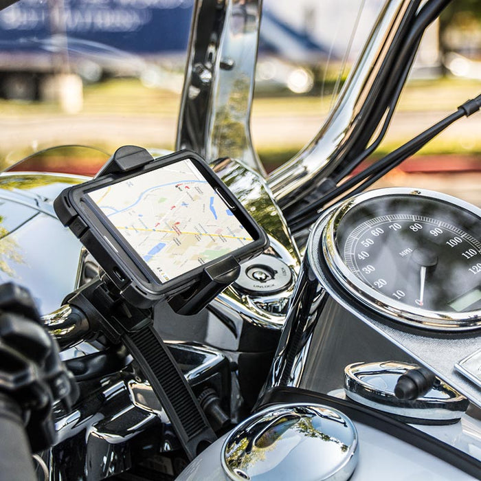 RoadVise® Motorcycle Phone Mount with Strap-Arkon Mounts