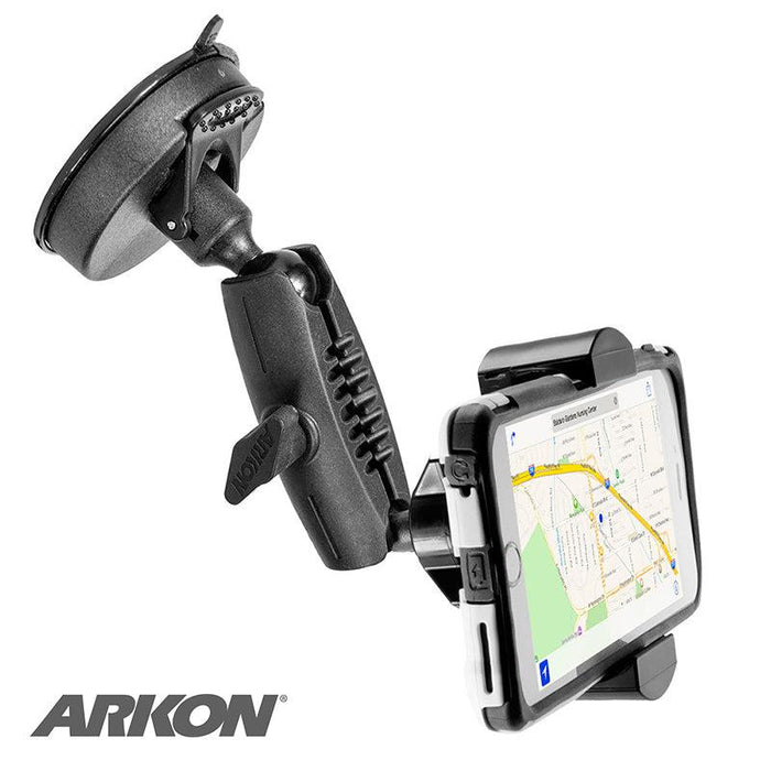 RoadVise® Phone Holder with Suction Mount and Adjustable Arm-Arkon Mounts