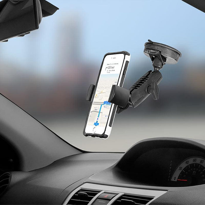 RoadVise® Phone Holder with Suction Mount and Adjustable Arm-Arkon Mounts
