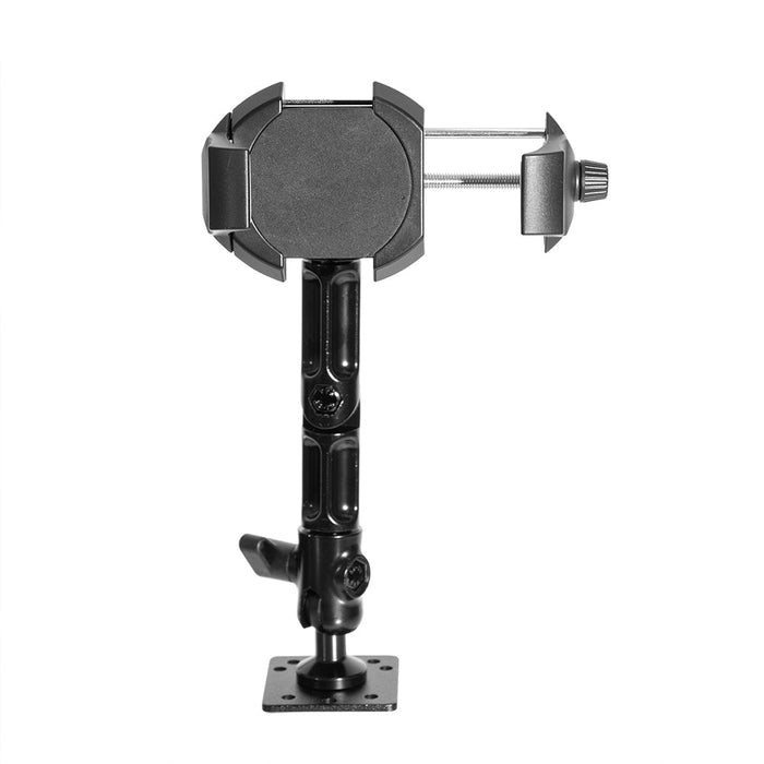 RoadVise® Ultra Aluminum Drill Base Mount Phone Holder with Adjustable Arm-Arkon Mounts