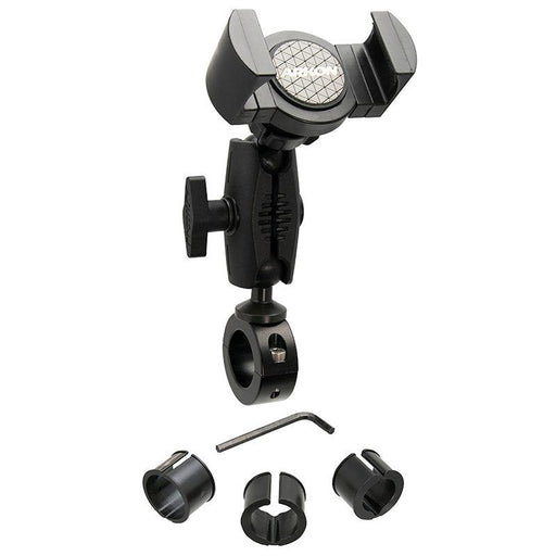 RoadVise® XL Phone and Midsize Tablet Holder with Handlebar Collar Mount and 2.75" Shaft-Arkon Mounts