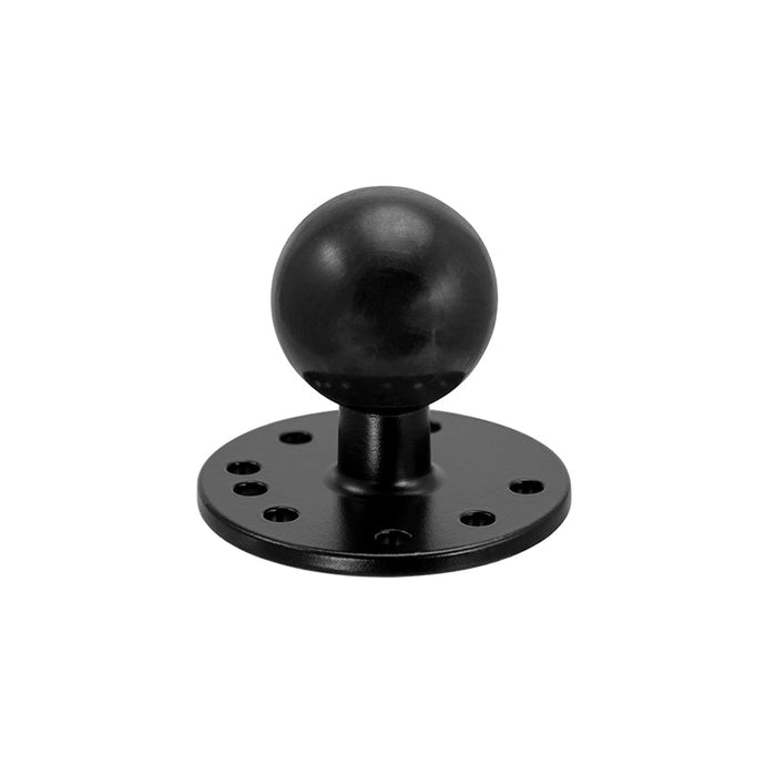 Robust Circular Metal 38mm (1.5 inch) Ball to 1/4"-20 Camera Bolt Adapter-Arkon Mounts