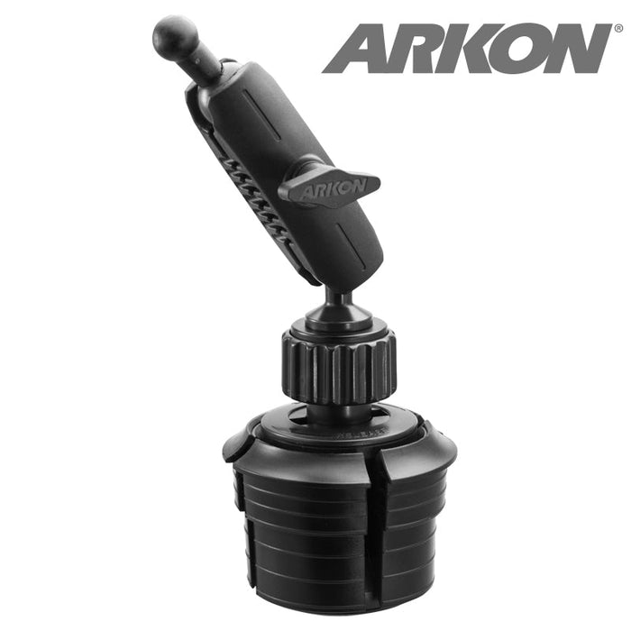 Robust Heavy-Duty Car Cup Holder Mounting Pedestal - 17mm Ball Compatible-Arkon Mounts