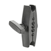 The Robust™ Series 5 inch Metal Mount Shaft is compatible with 38mm (1.5 inch) ball systems and the Arkon Robust Mount Series, offering a sturdy solution for holding and adjusting mounting components for various devices.