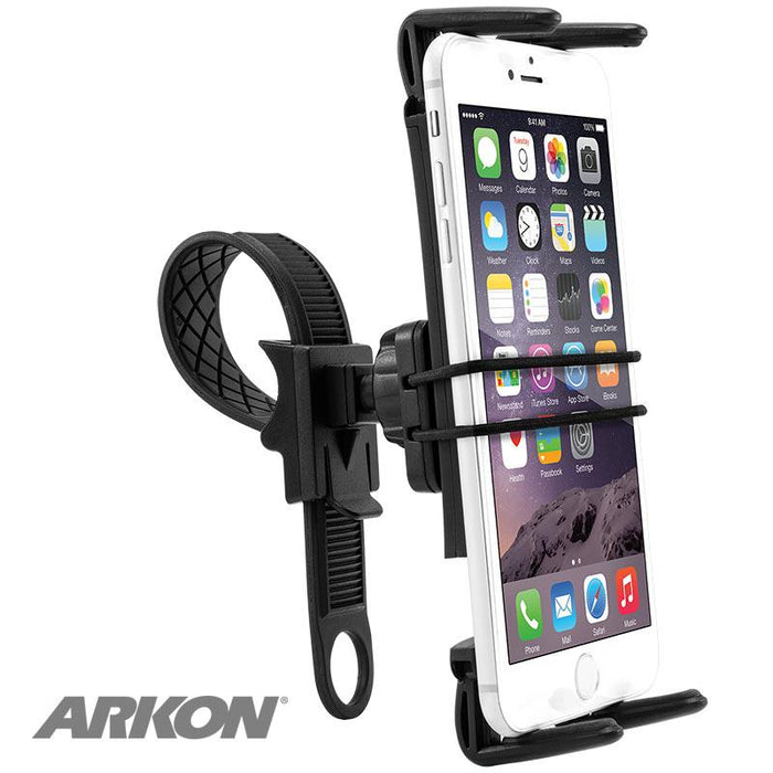 Slim-Grip® Ultra Bike or Motorcycle Handlebar Phone Mount for iPhone, Galaxy, and Note-Arkon Mounts