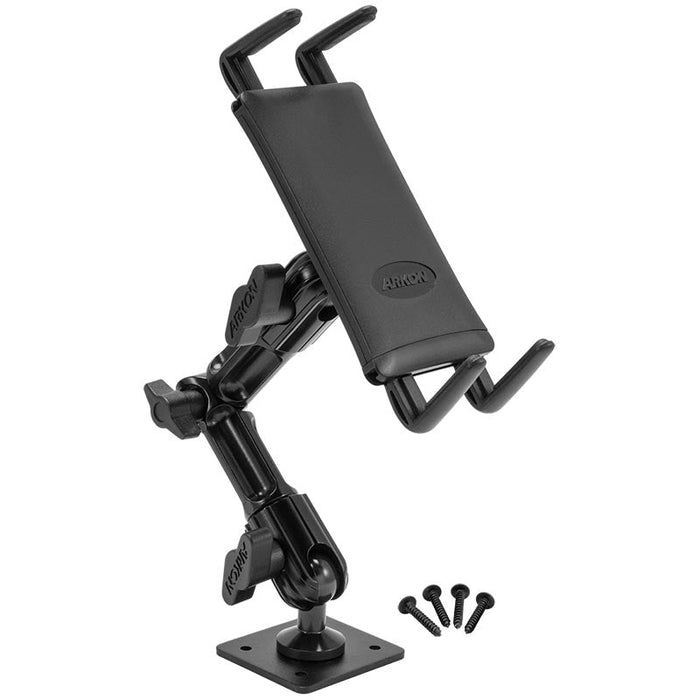 Slim-Grip® Ultra Heavy-Duty Multi-Angle Midsize Tablet Drilled-Base or Wall Mount-Arkon Mounts