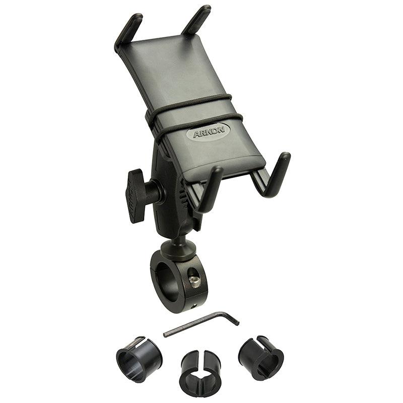 Arkon MC2CSBH Motorcycle Handlebar Mounting Pedestal - Chrome Aluminum - Dual-T Compatible (sku 41177) main image 0