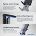 Slim-Grip® Ultra Phone Holder with Windshield Suction Mount-Arkon Mounts