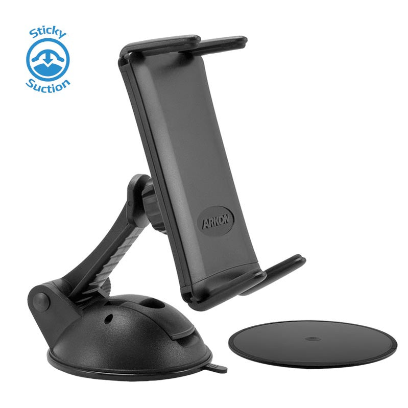 Arkon SM479 Mega Grip Sticky Suction Windshield or Dash Phone Car Holder Mount for iPhone X, 8 7, 6S Plus (sku 41143)