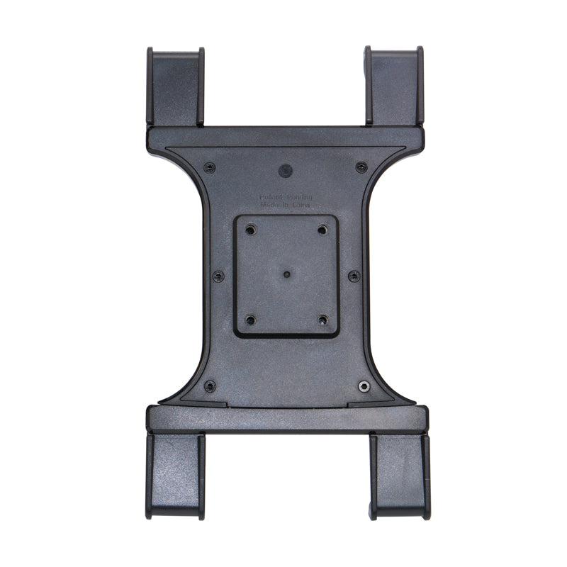 The Slim-Grip® Universal Tablet Holder - AMPS Pattern Compatible features a slim design with four grip arms and a rectangular center for secure hold. Shown from above on a white background.