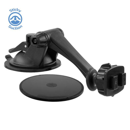 Sticky Suction Windshield or Dash Mount with 3" Arm for Dual-T Holders and Magellan GPS-Arkon Mounts