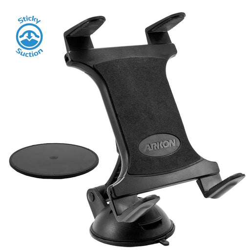 Sticky Suction Windshield or Dash Slim-Grip® Tablet Mount for iPad, Note, and more-Arkon Mounts