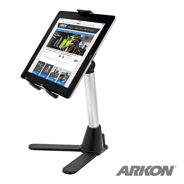 Tablet Desk Stand Holder for iPad, Note, and more-Arkon Mounts