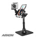 TW Broadcaster Desk Stand for GoPro and RoadVise® Phone Holder for Live Streaming, Live Video-Arkon Mounts