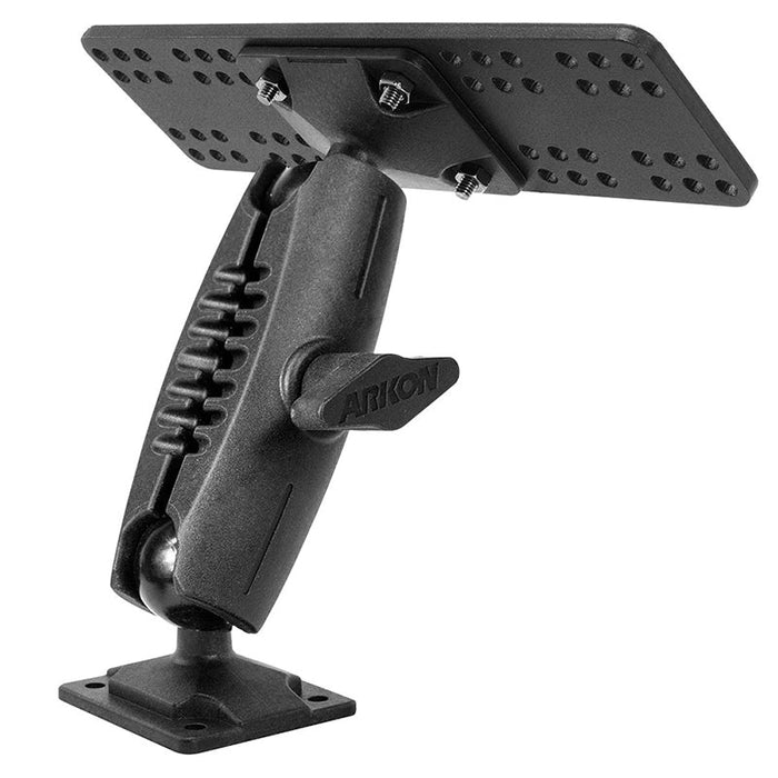 Universal Fish Finder Mount – 360-Degree Rotating Base For Marine Electronics, Lightweight Nylon, No-Drill Installation