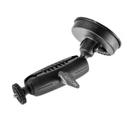 The ARKON Windshield Suction Camera Mount is a black, heavy-duty mount with an adjustable arm and knob, using a 1/4-20 camera mounting pattern—ideal for securely mounting cameras or phones to smooth surfaces.