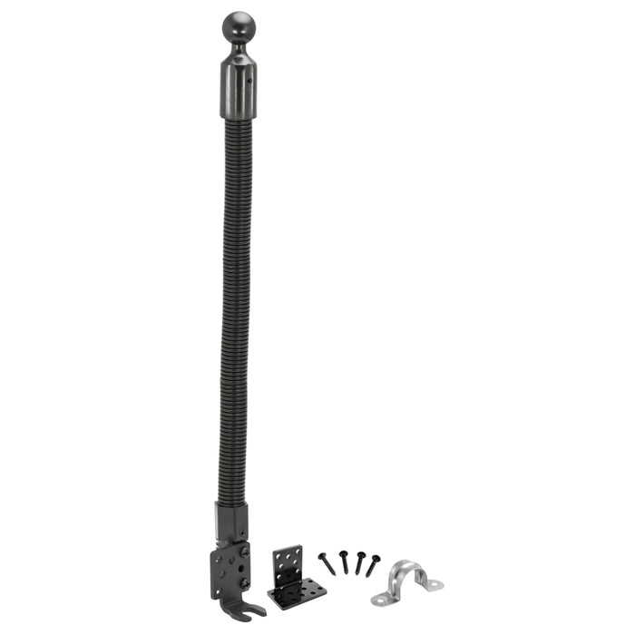 18 inch Seat Rail Floor Pedestal with 25mm (1 inch) Ball