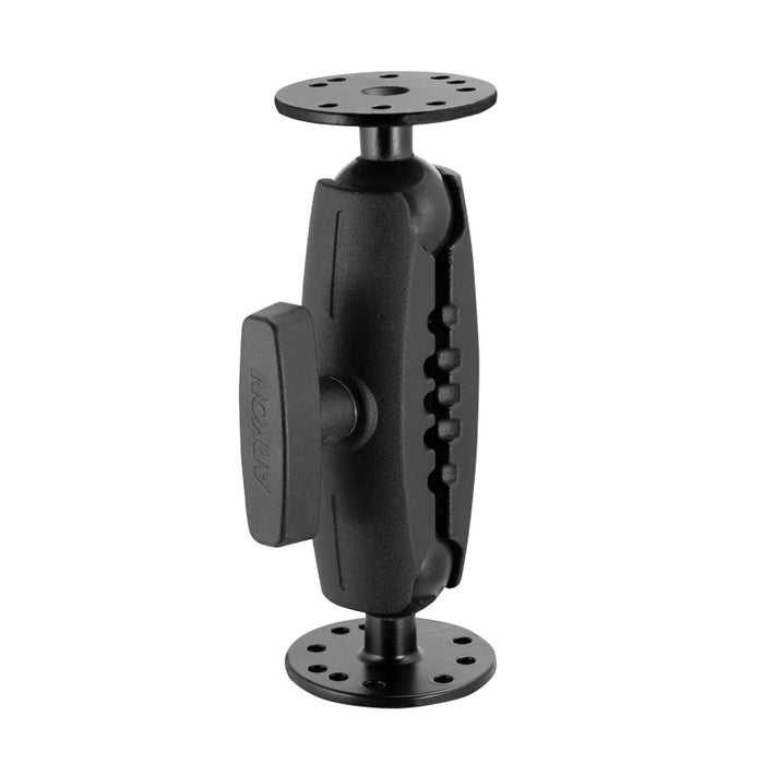 4-Hole AMPS Drill Base Mount with Circular Metal AMPS Drill Base and Head