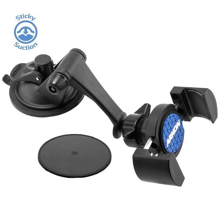 RoadVise® Car Mount - Sticky Suction Windshield or Dashboard Mount