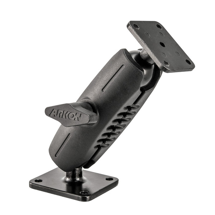 Heavy-Duty Car Dash or Wall Mounting Pedestal with Metal AMPS Drill Base and Head