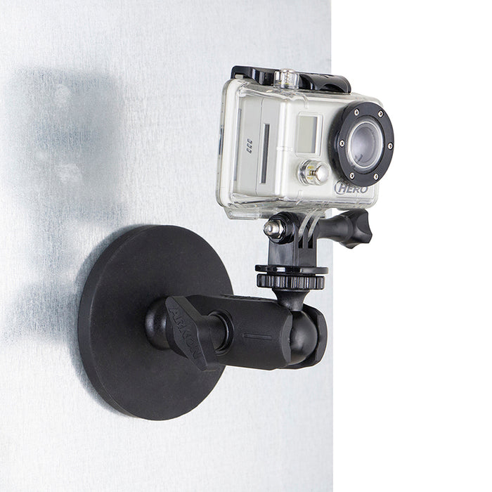 Robust Magnetic Mount for GoPro Action Cameras