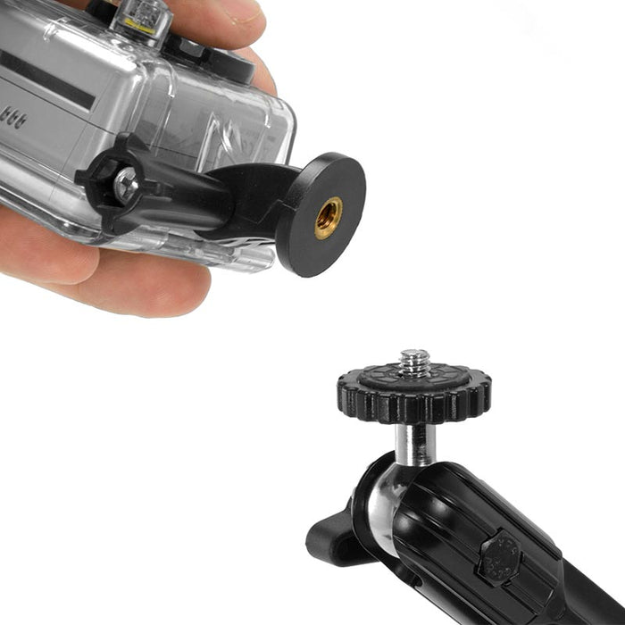 Heavy-Duty Adjustable Clamp Mount for GoPro HERO Action Cameras