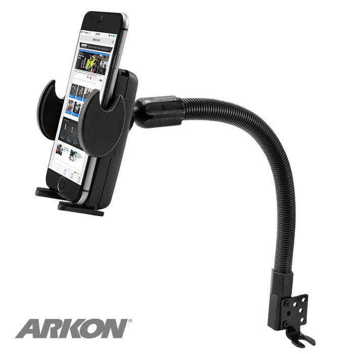 Car or Truck Seat Rail or Floor Mega Grip™ Phone Holder Mount for iPhone, Galaxy, and Note