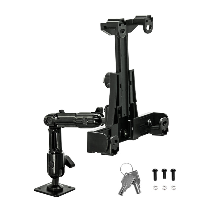 Locking Tablet Mount with Multi-Angle Arm for iPad, Note, and more