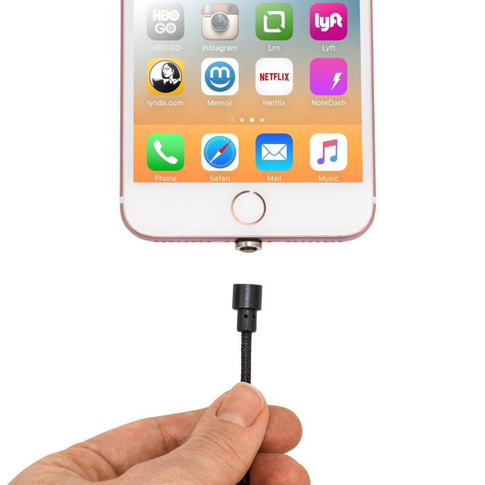 Magnetic USB to Lightning Charge and Data Cable