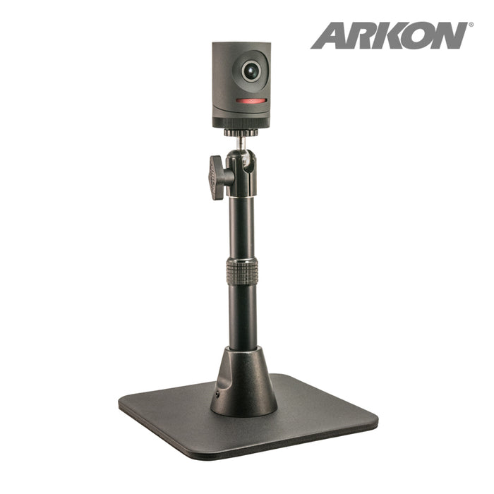 Height-Adjustable Camera Desk Stand 7.5 to 9.75 inch tall for Mevo Live Streaming Camera
