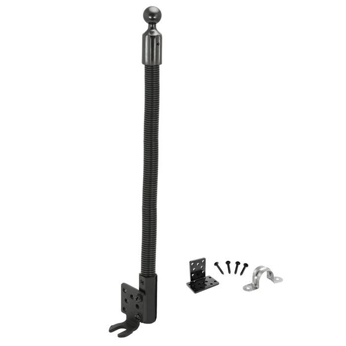 Heavy-Duty Seat Rail Floor Mount Pedestal - 25mm (1 inch) Ball Compatible
