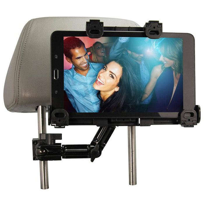 Plastic Locking Tablet Headrest Mount with Multi-Angle 8 inch Arm